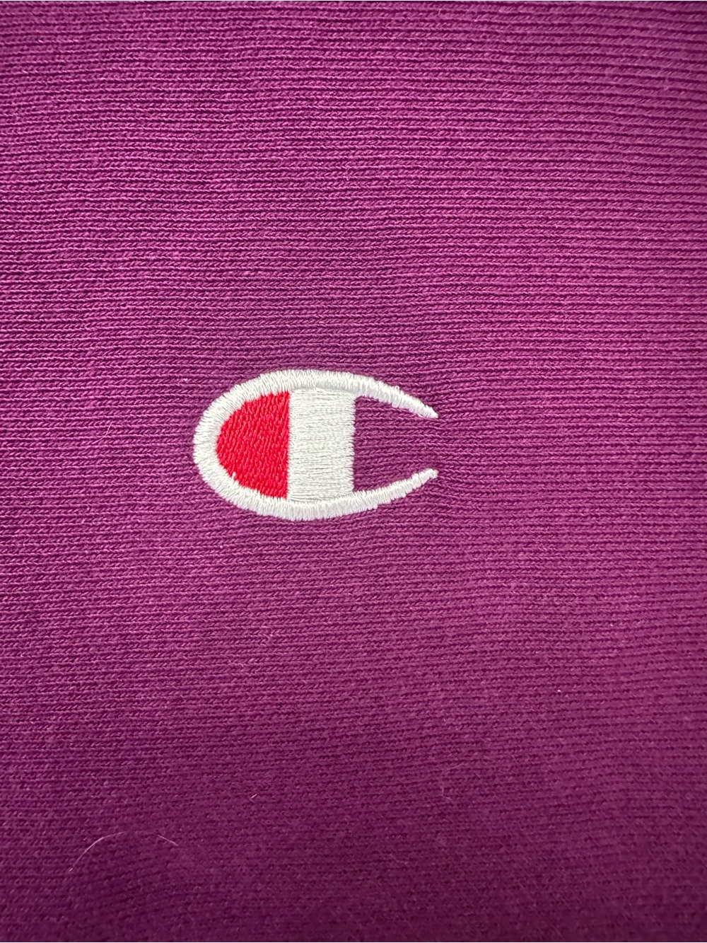 Champion Reverse Weave Cropped Sweatshirt Plum Purple dorm ready Size Small - Picture 5 of 10